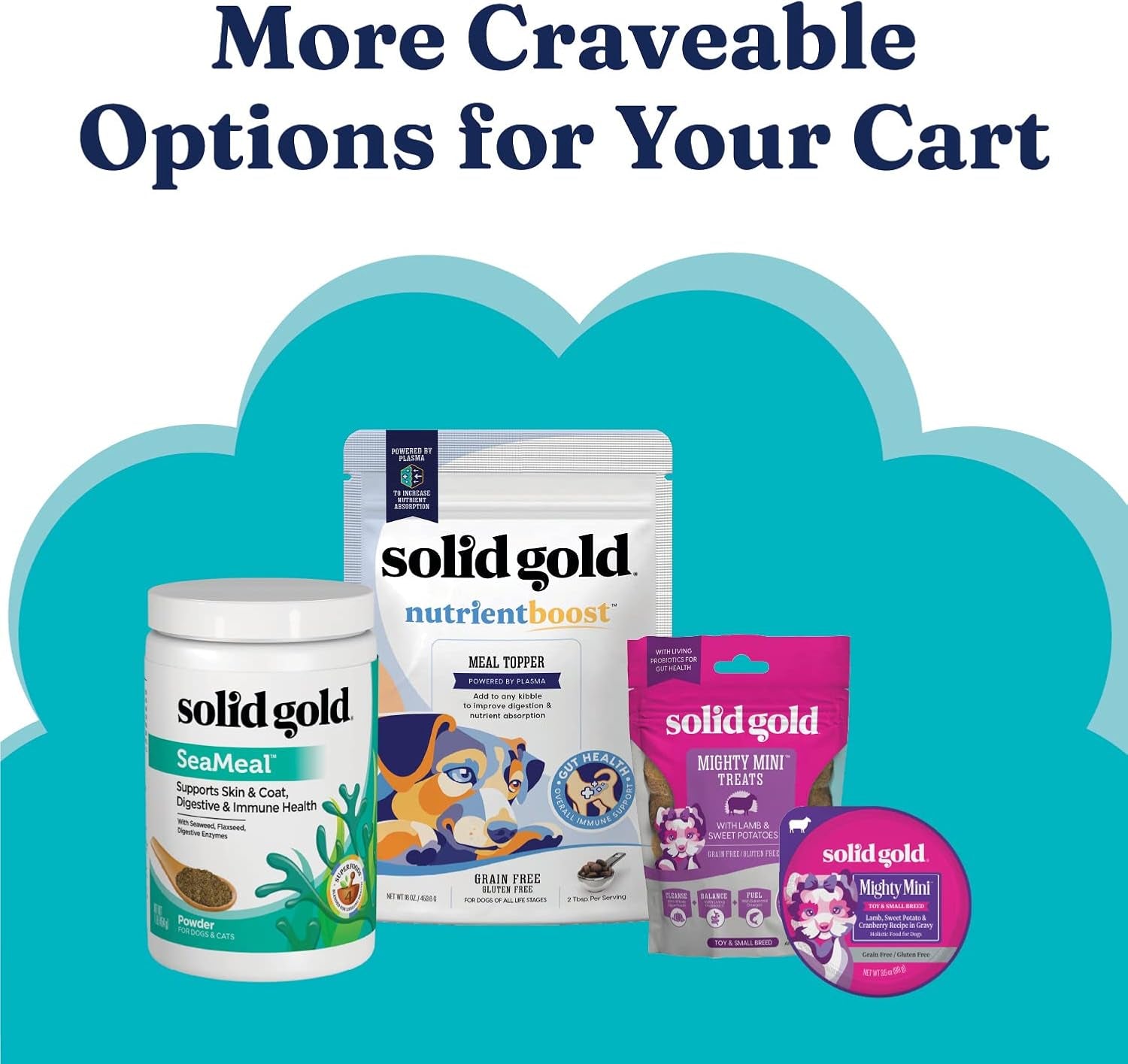 Toy & Small Breed Dry Dog Food Small Bites – Real Beef, Grain Free, Gluten Free, High Fiber Kibble with Probiotics for Gut Health & Digestion Support – Healthy Dog Food All Ages – 4LB