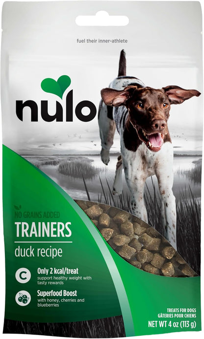 Trainers Duck Recipe Grain-Free Low-Calorie Healthy Dog & Puppy Training Treats, 4 Ounce Pouch