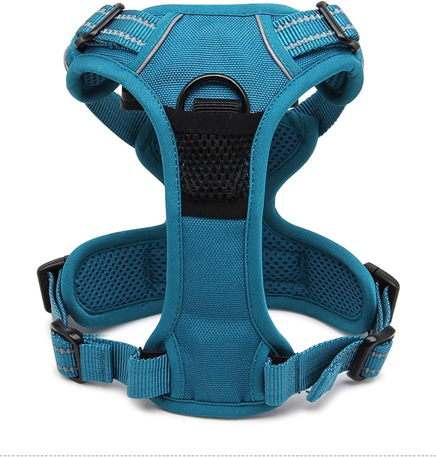 Adjustable No-Pull Dog Harness Reflective Pup Vest Harnesses Comfortable Control Brilliant Colors Tlh5651(Blue,Xs)