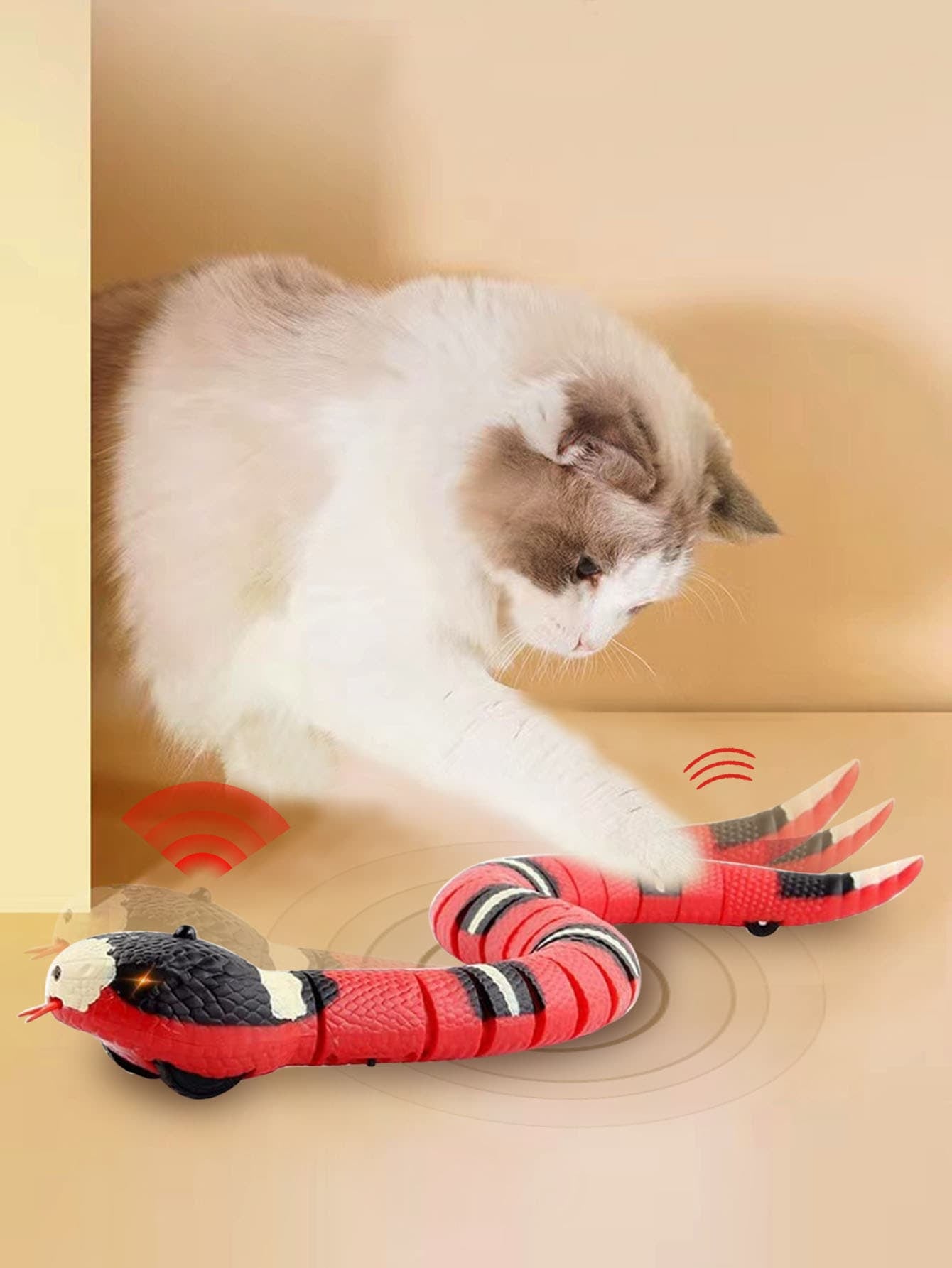 1Pc Sensing Tricky Snake for Pets Dogs Cats, a Present for Pets