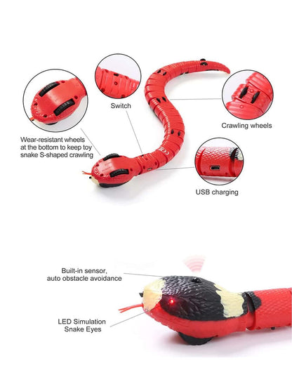 1Pc Sensing Tricky Snake for Pets Dogs Cats, a Present for Pets