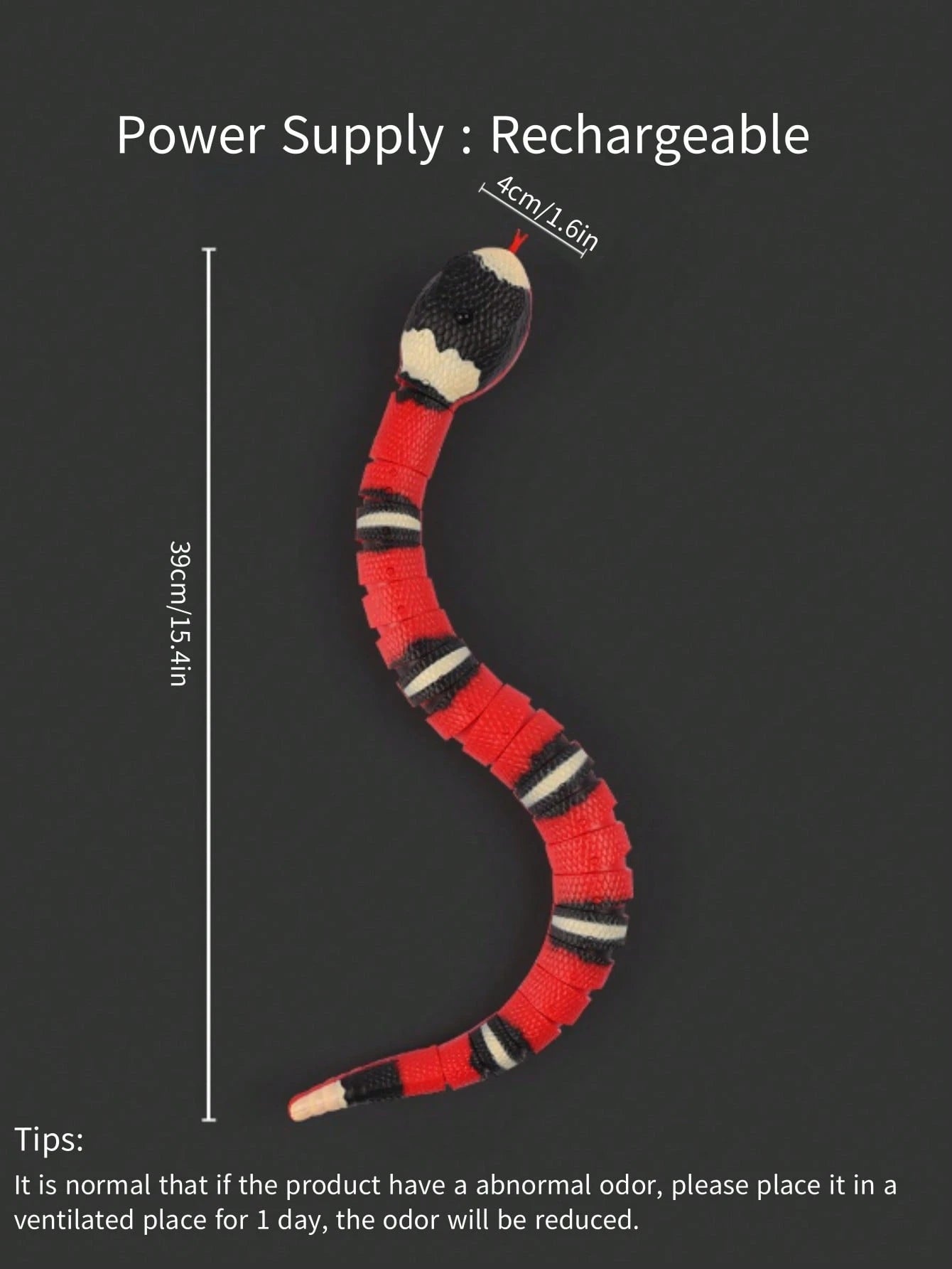 1Pc Sensing Tricky Snake for Pets Dogs Cats, a Present for Pets